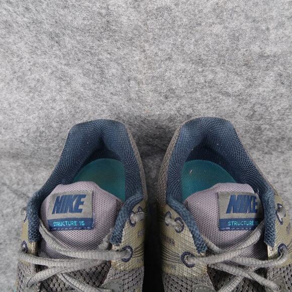 Nike Shoes Mens 8.5 Athletic Trainers Structure 15 Run Walk Active Lace Up Gray - Picture 3 of 12